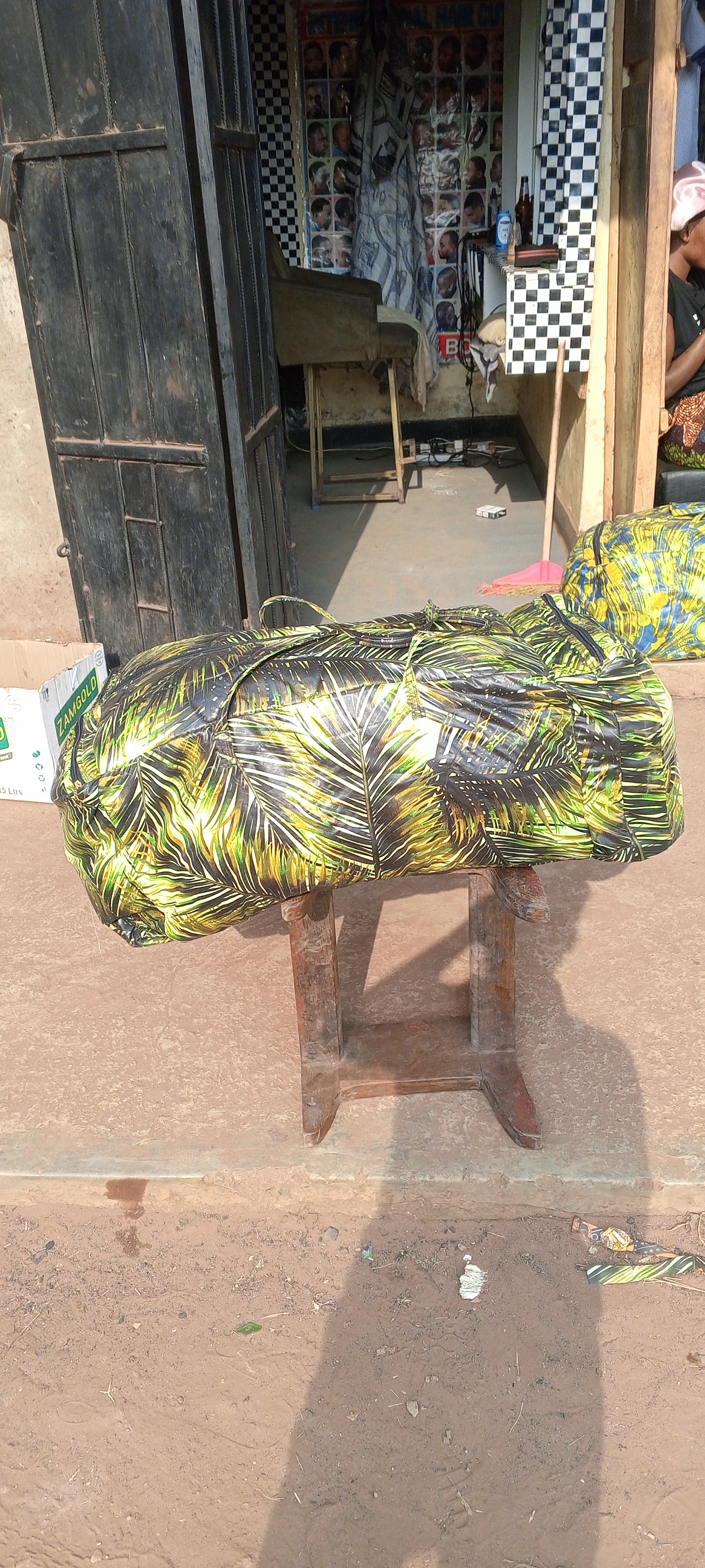 CHITENGE TRAVELING BAGS